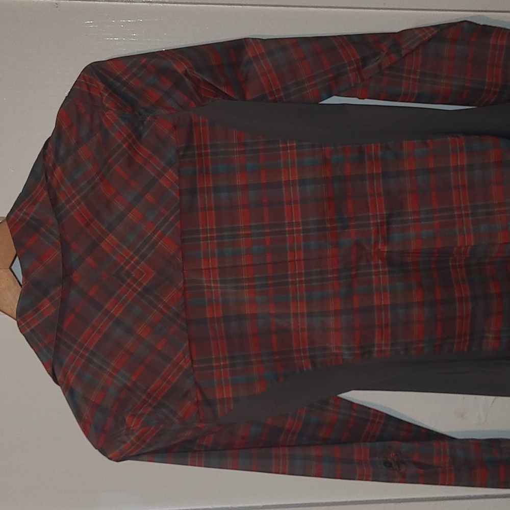 REI Red and Gray Plaid Shirt - Picture 4 of 6